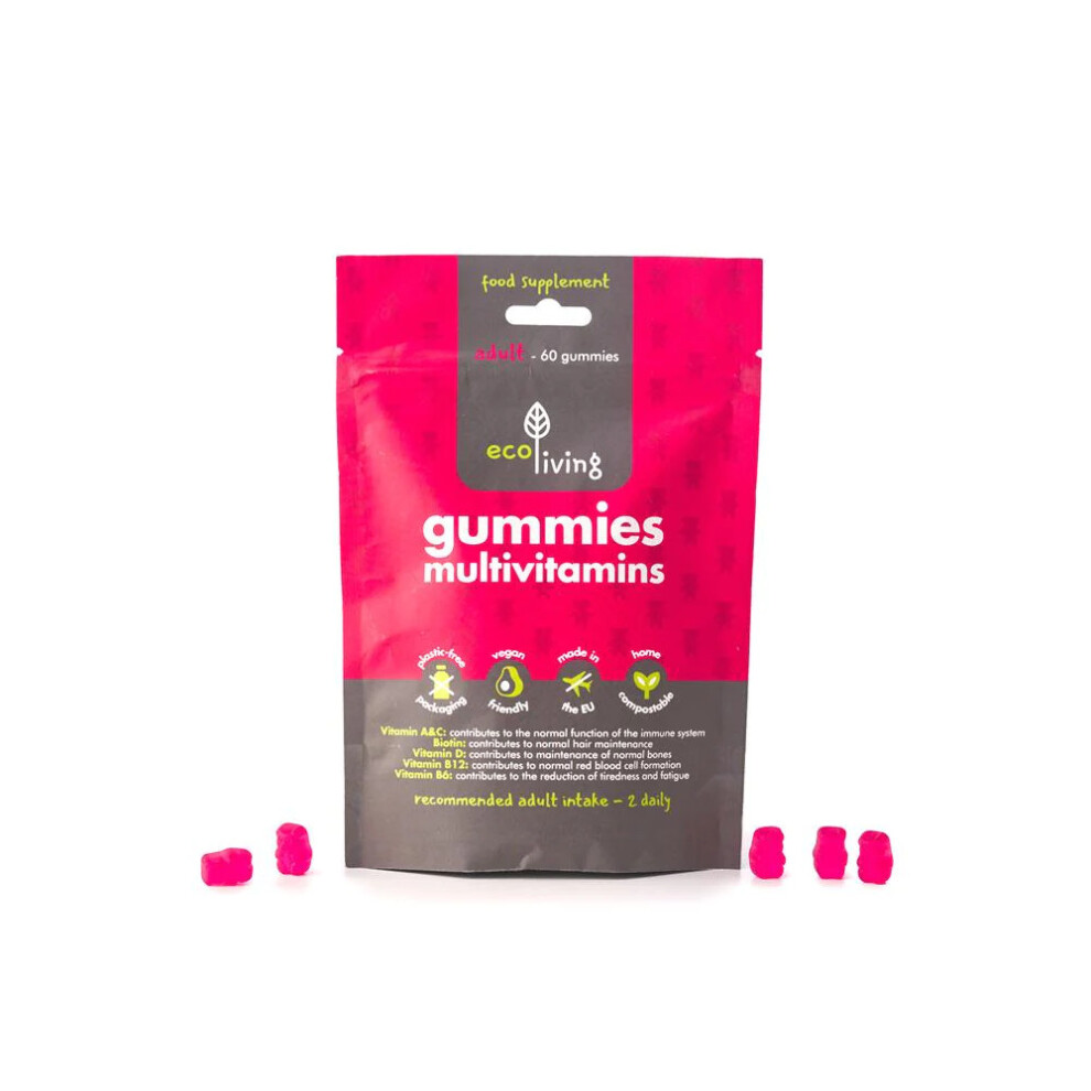 Ecoliving Multivitamins Gummies 60 Pack 100G