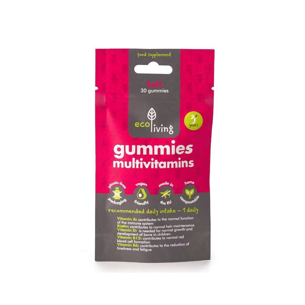 Ecoliving Multivitamins Gummies Kids 30 Pack 75G