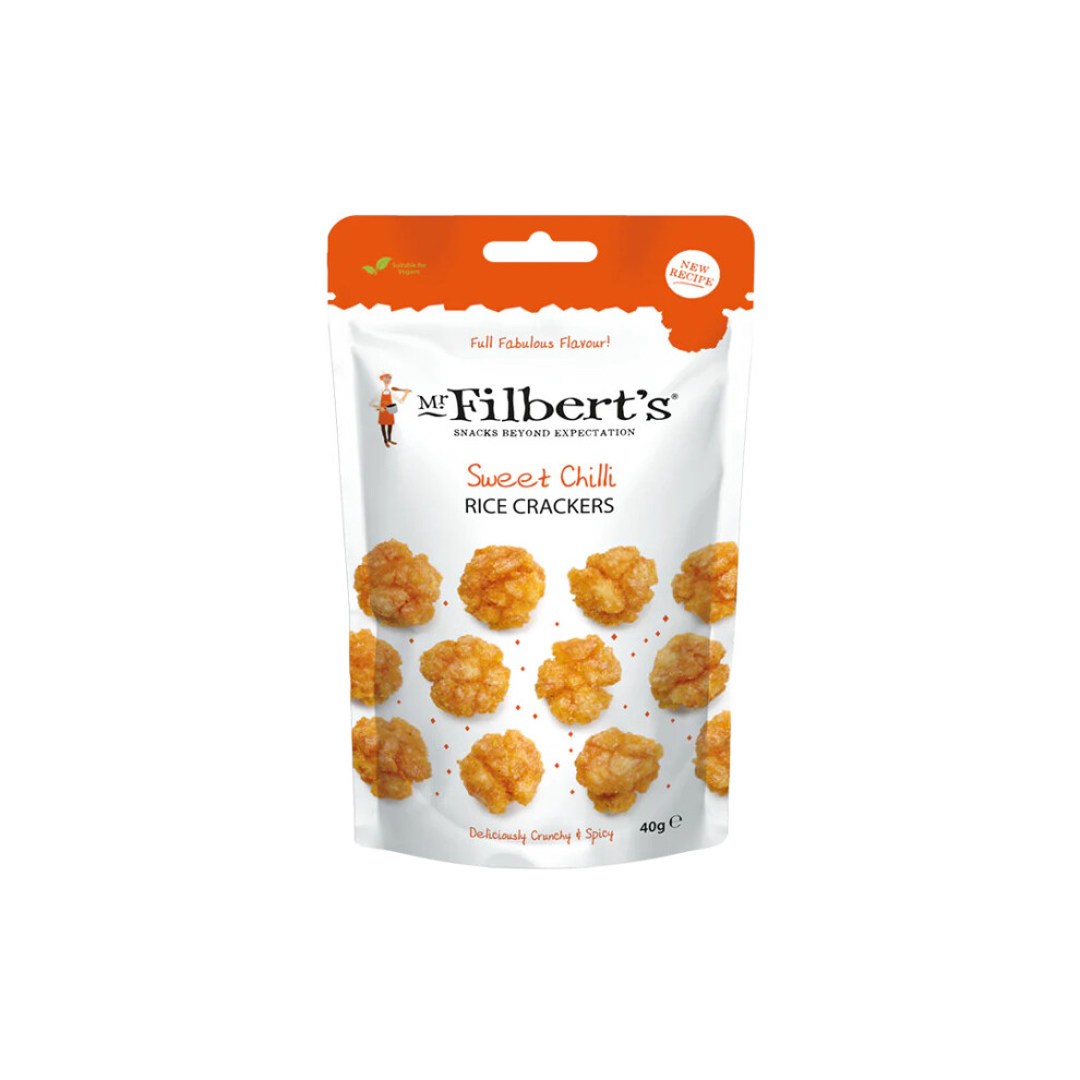 Mr Filbers Chilli Rice Cracker 40g (Pack of 12)