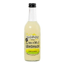 Hullabaloos Drinks Still Lime & Mint Lemonade 330ml (Pack of 12)