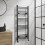 DuraTherm Heated Towel Rail Matt Black 1200 x 450mm Flat 2