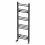 DuraTherm Heated Towel Rail Matt Black 1200 x 450mm Flat 3