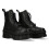 New Rock (36) NEW WALL083CCT-S6 Unisex Metallic Black Boots 2