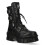 New Rock (39) NEW WALL373-S6 Unisex Metallic Black Gothic Boot 3