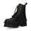 New Rock (36) NEW WALL083CCT-S6 Unisex Metallic Black Boots 5