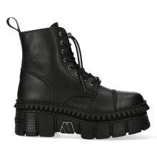 (42) NEW WALL083CCT-S6 Unisex Metallic Black Boots