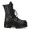 New Rock (37) NEW WALL373-S6 Unisex Metallic Black Gothic Boot 1