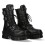 New Rock (39) NEW WALL373-S6 Unisex Metallic Black Gothic Boot 2