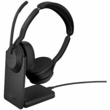 Jabra Evolve2 55 UC Stereo - Hoofdtelefoon - boven het oor - Bluetooth - draadloos - actieve ruisonderdrukking - USB-A - zwart -
