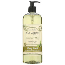 A LA MAISON Gel de Ducha Hidratante Frances, Romero Menta - Natural y Vegano