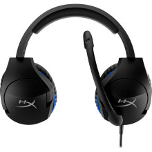 HyperX Cloud Stinger bedrade circumaurale headset voor PlayStation Zwart en blauw