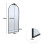 Living And Home Vintage-Inspired Black Metal Framed Accent Mirror 4