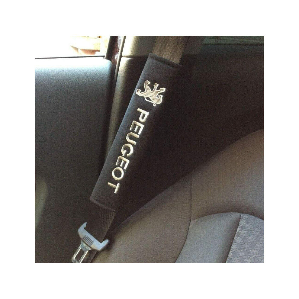 2Pcs Peugeot Soft Plush Seat Belt Cover Shoulder Pad 4754135866463