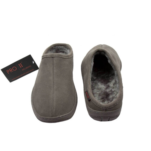 (41) Pro11 Wellbeing orthotic slippers with arch support system slip-on grey 2