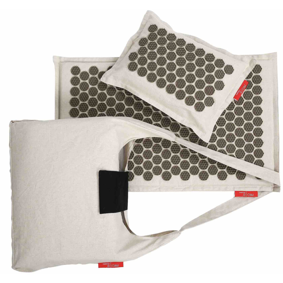 Pro 11 wellbeing eco friendly acupressure mat and pillow set