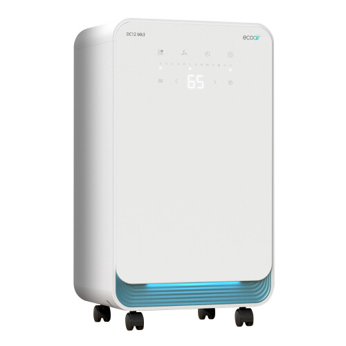 EcoAir DC12 MK3 12L/Day Dehumidifier 24 Hour Timer Laundry Mode