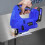 Electric Cordless Jigsaw with 8pcs Blades 4 Position Orbital Action Lock-on Button Cutting Angle -45°to 45°340W 3000rpm 8