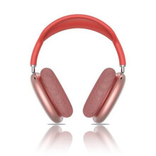 (Red) KINSI Wireless Headphones Bluetooth Adjustable Headphones, Volume Control, Fitting in Gaming/Running/Sports Headphones for iPhone/Android/Samsung