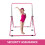 Adjustable Kid Gymnastics Training Bar Child Home Gym Foldable Height 1