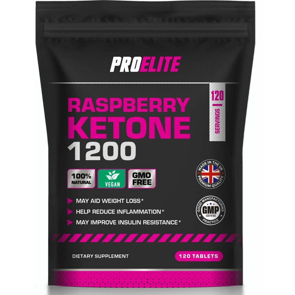 (120 Tablets) Raspberry Ketone Weight Loss Diet 1200mg Tablets