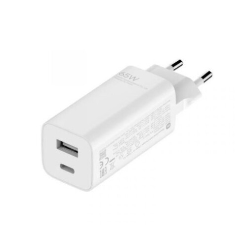 Xiaomi XIAOMI MI 65W GAN CHARGER (TYPE A + TYPE C) WHITE EU