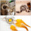 10Pcs Natural Wooden Baby Teething Rings Teethers 7