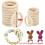 10Pcs Natural Wooden Baby Teething Rings Teethers 1