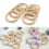 10Pcs Natural Wooden Baby Teething Rings Teethers 3