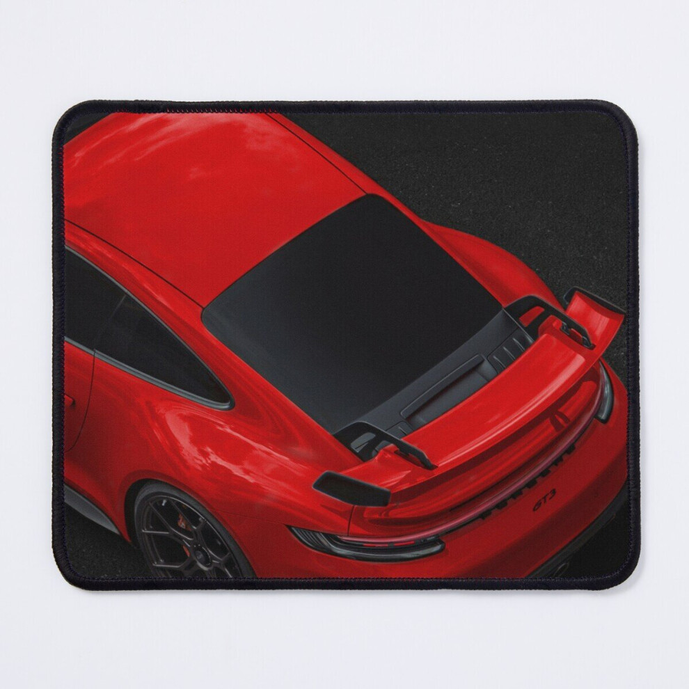Mouse Pad Porsche 911 Gt3 Car On 11.8 X 9.8 Inch Computer Mat Gaming Office Mousepad Red/Black 7802738132236