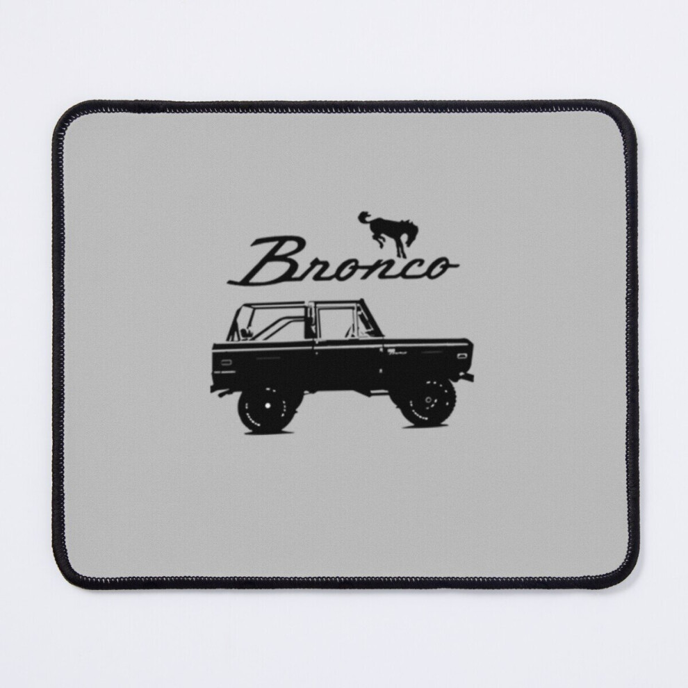 Mouse Pad Bronco 1968 Bronco 11.8 X 9.8 Inch Computer Mat Gaming Office Mousepad Black 7802738167337