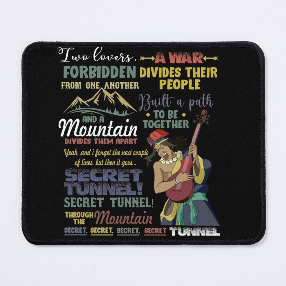 Mouse Pad Chong And The Nomads' Secret Tunnel Lyrics 11.8 X 9.8 Inch Computer Mat Gaming Office Mousepad 7802738182187