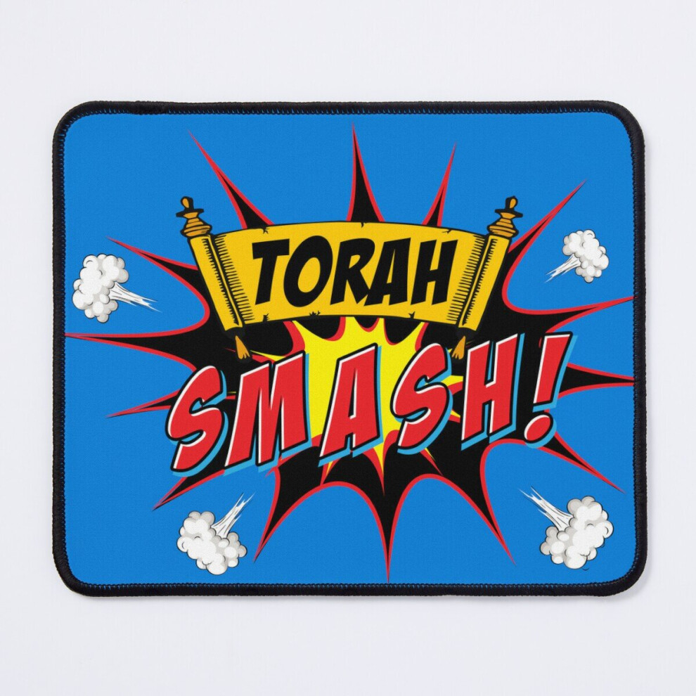 Mouse Pad Torah Smash! The (Transparent) Logo For Nerdy Jews 11.8 X 9.8 Inch Computer Mat Gaming Office Mousepad 7802738196665