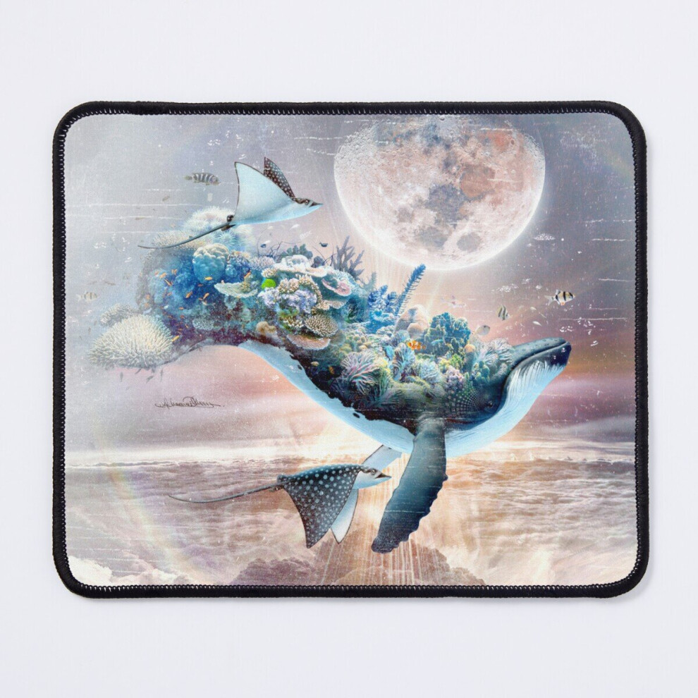 Mouse Pad The Fellowship Humpback Whale Reef Oceanic Sanctuary 11.8 X 9.8 Inch Computer Mat Gaming Office Mousepad Coral 7802738172508