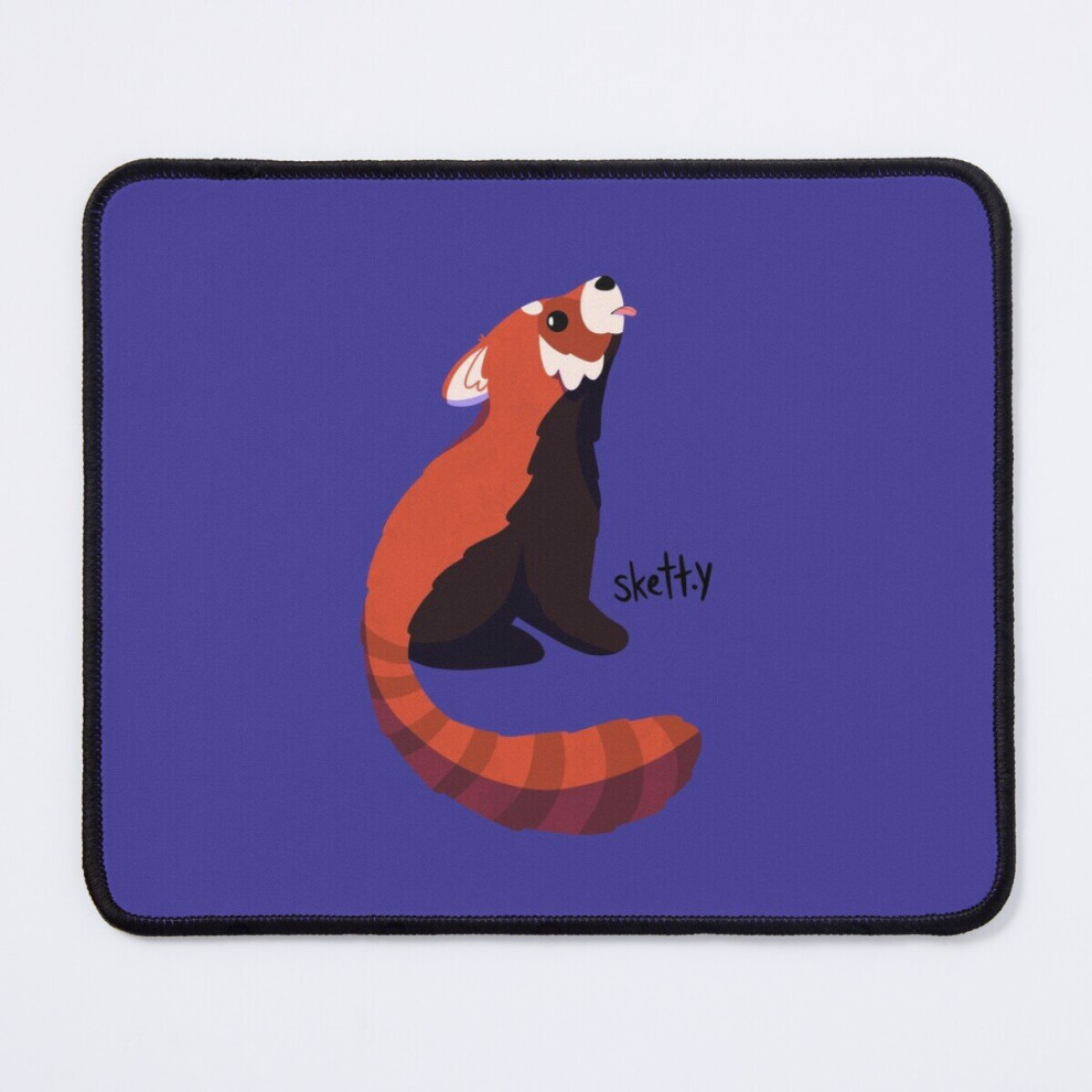 Mouse Pad Panda Rain 11.8 X 9.8 Inch Computer Mat Gaming Office Mousepad Red 7802738151077