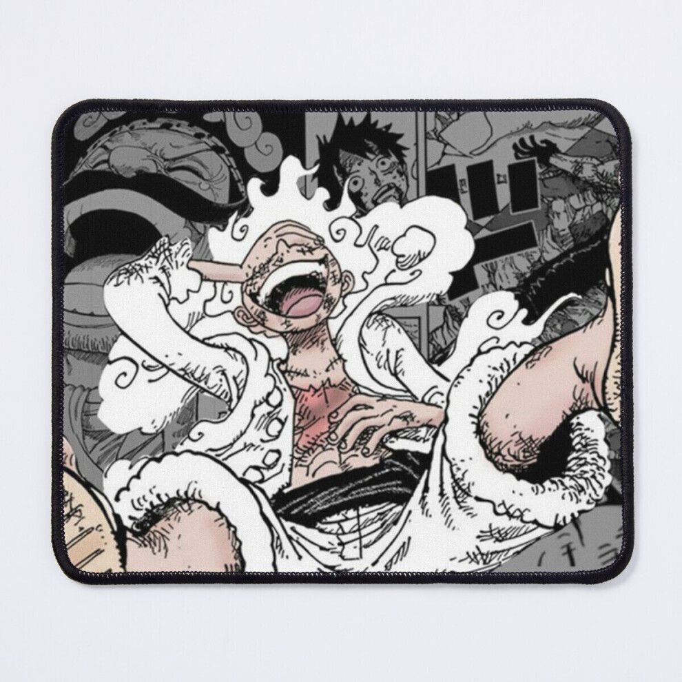 Mouse Pad Luffy Gear 5,One Piece 11.8 X 9.8 Inch Computer Mat Gaming Office Mousepad 7802738152555