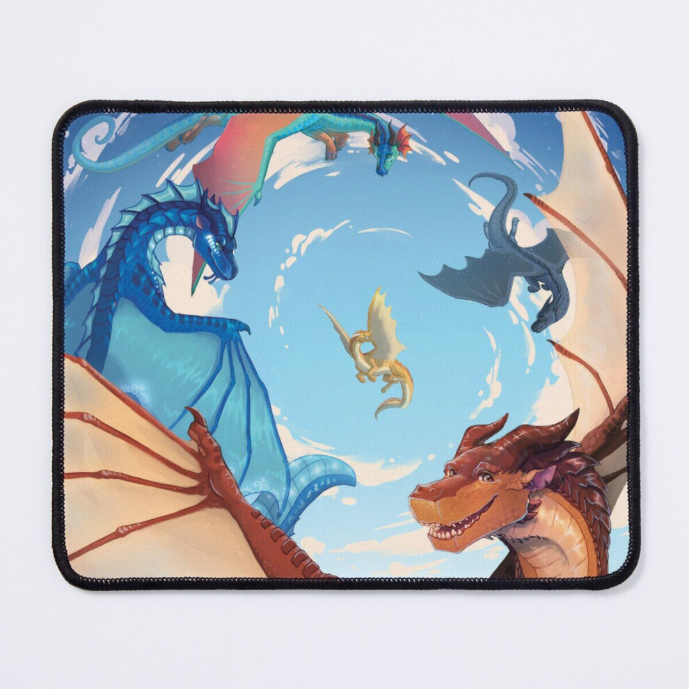 Mouse Pad Wings Of Fire - Clay And The Dragonets Of Destiny 11.8 X 9.8 Inch Computer Mat Gaming Office Mousepad 7802738129670