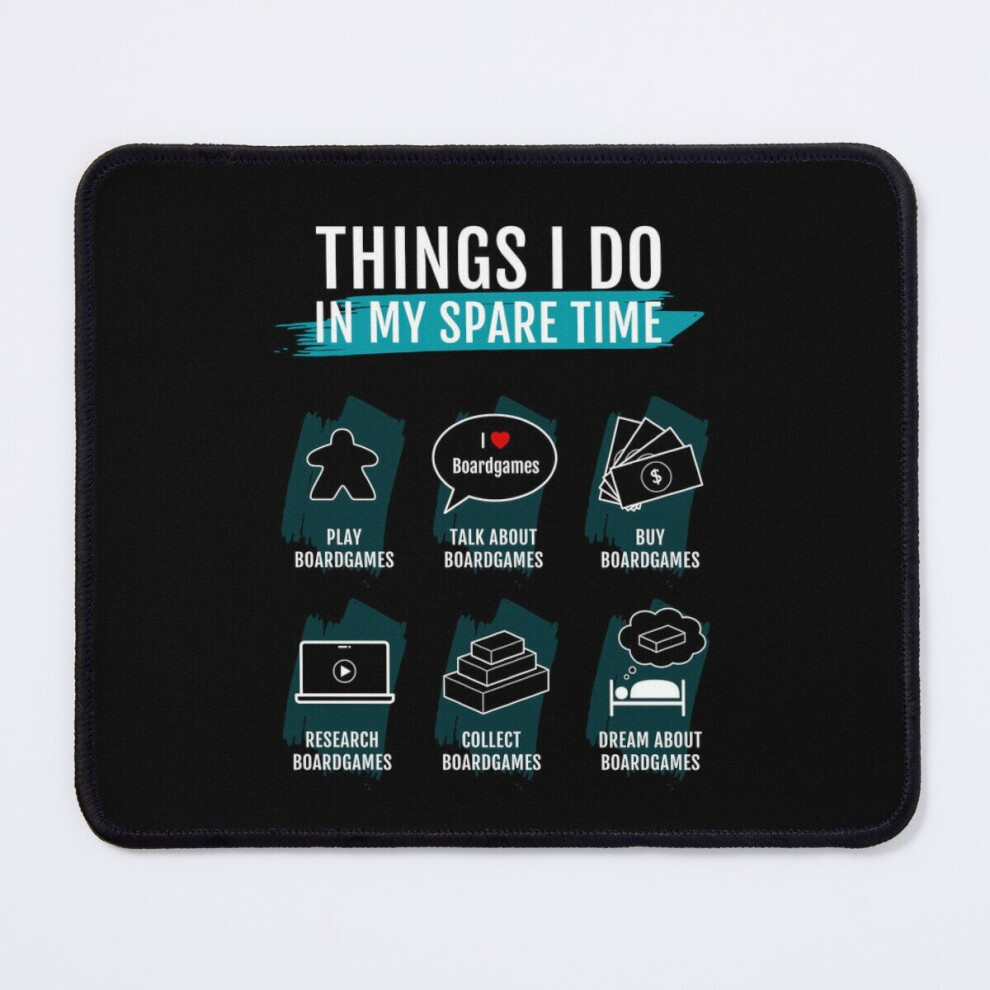 Mouse Pad Things I Do In My Spare Time: Boardgames 11.8 X 9.8 Inch Computer Mat Gaming Office Mousepad 7802738156249
