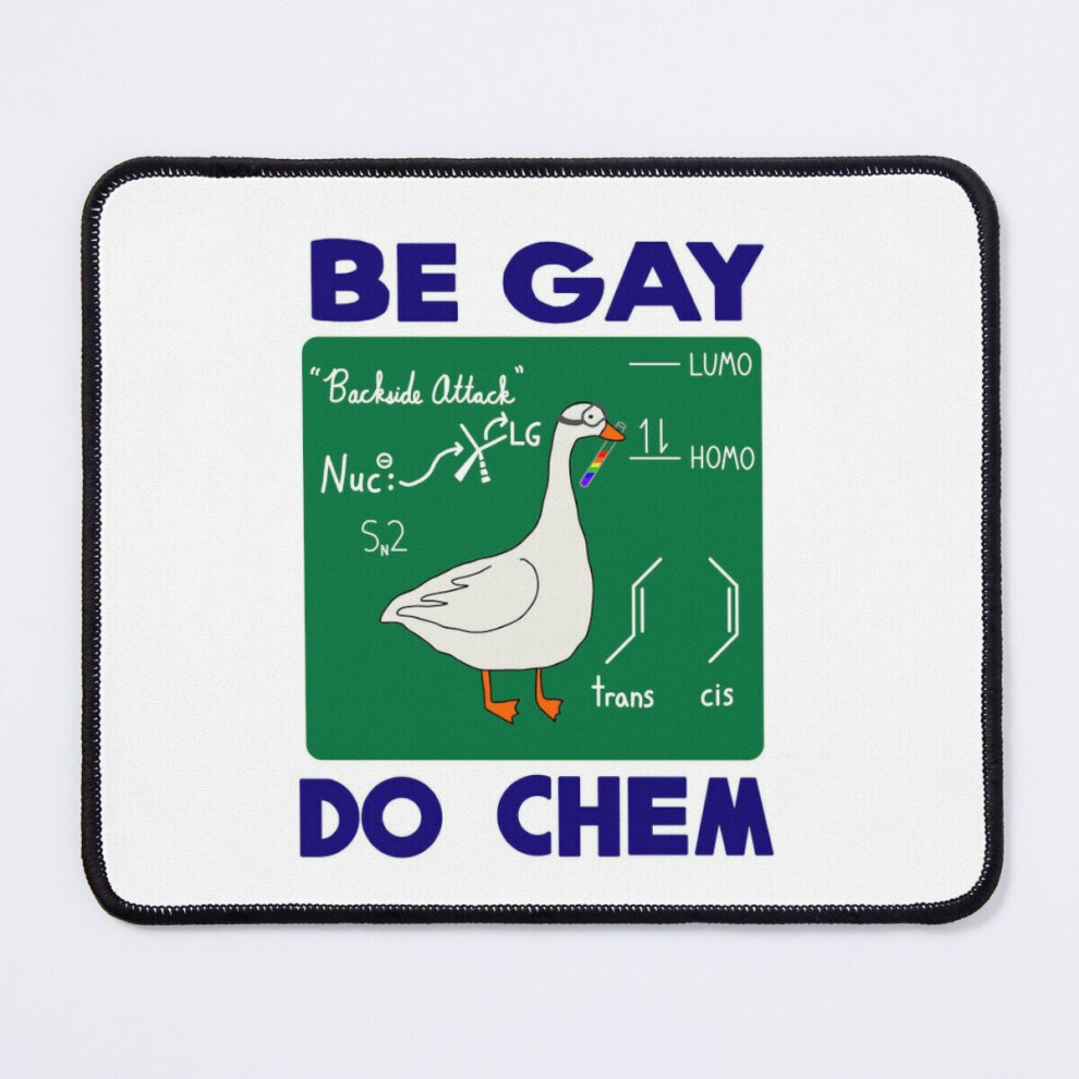 Mouse Pad Be Gay Do Chem Goose Chalkboard 11.8 X 9.8 Inch Computer Mat Gaming Office Mousepad 7802738192483