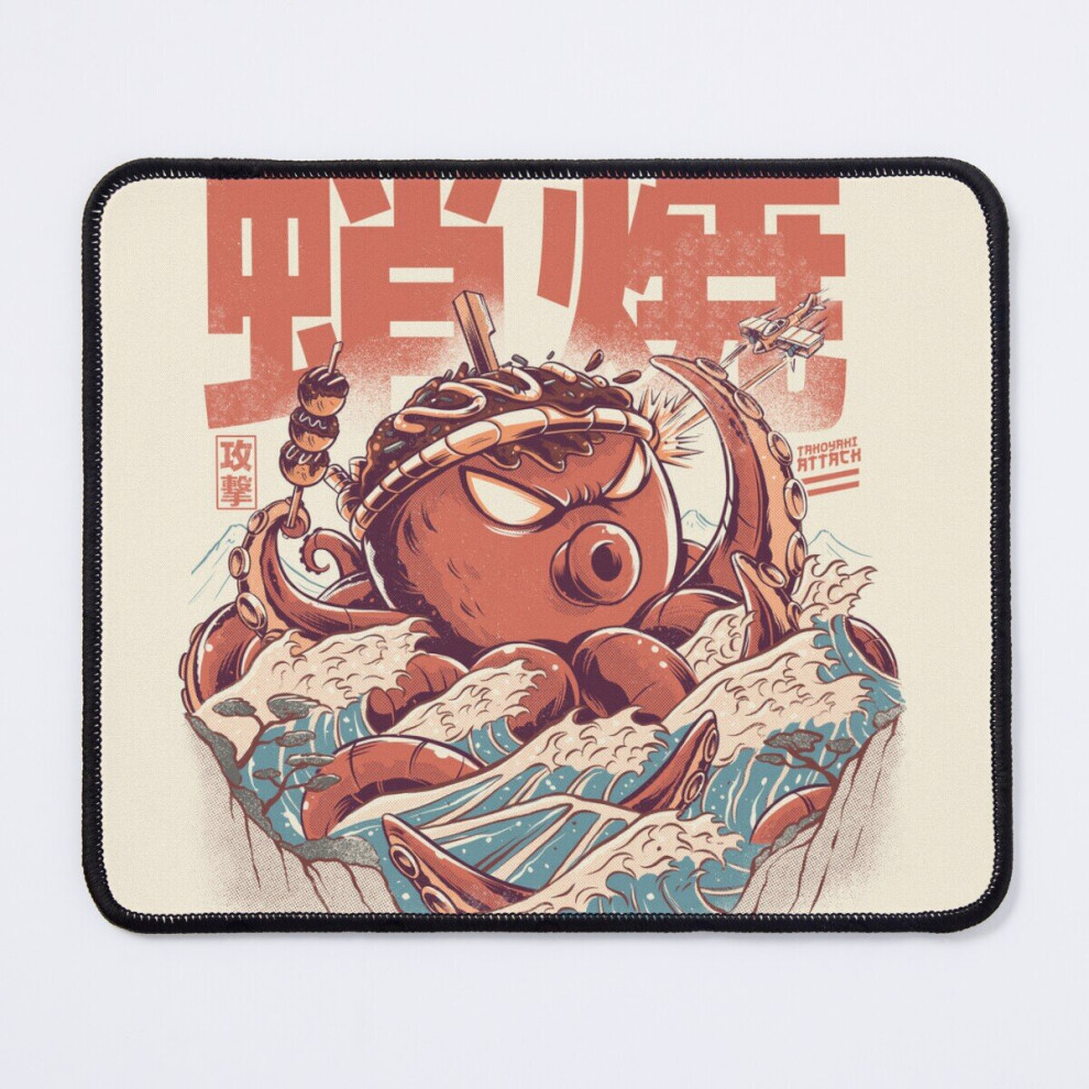 Mouse Pad Takoyaki Attack 11.8 X 9.8 Inch Computer Mat Gaming Office Mousepad 7802738117240