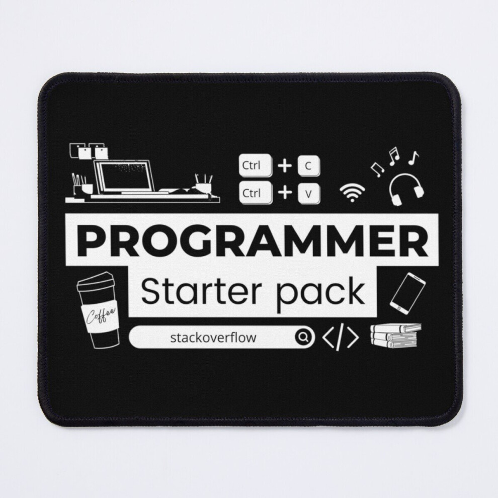 Mouse Pad Programmer Starter Pack 11.8 X 9.8 Inch Computer Mat Gaming Office Mousepad 7802738137262