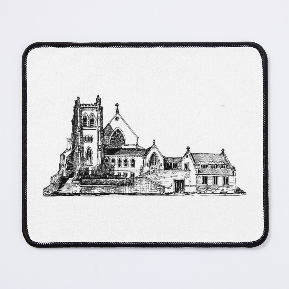Mouse Pad St. Paul's Cathedral Line Drawing 11.8 X 9.8 Inch Computer Mat Gaming Office Mousepad 7802738196818
