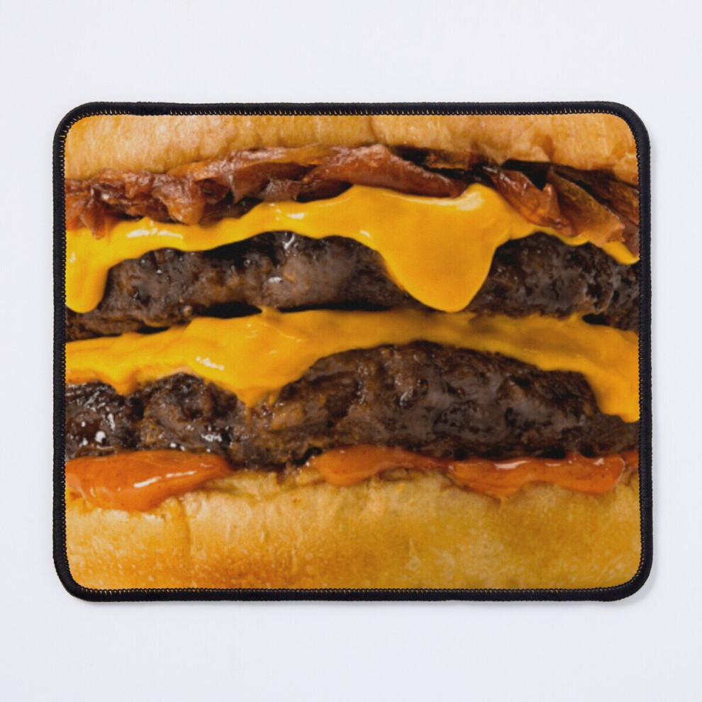 Mouse Pad Double Cheese Burger 11.8 X 9.8 Inch Computer Mat Gaming Office Mousepad 7802738171167