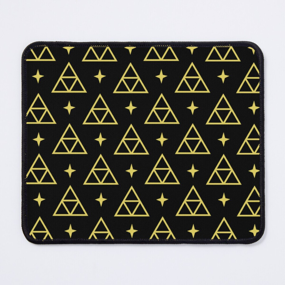 Mouse Pad Triforce Pattern Outline 11.8 X 9.8 Inch Computer Mat Gaming Office Mousepad 7802738192834