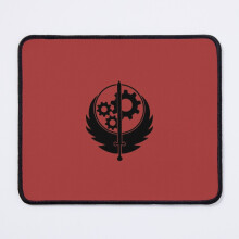 Mouse Pad The Brotherhood Fallout Inspired Wall Art Home Decor HECKINFAROUT 11.8 x 9.8 inch Computer Mat Gaming Office Mousepad