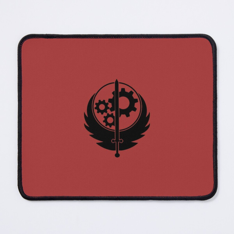 Bearlad Mouse Pad The Brotherhood Fallout Inspired Wall Art Home Decor Heckinfarout 11.8 X 9.8 Inch Computer Mat Gaming Office Mousepad