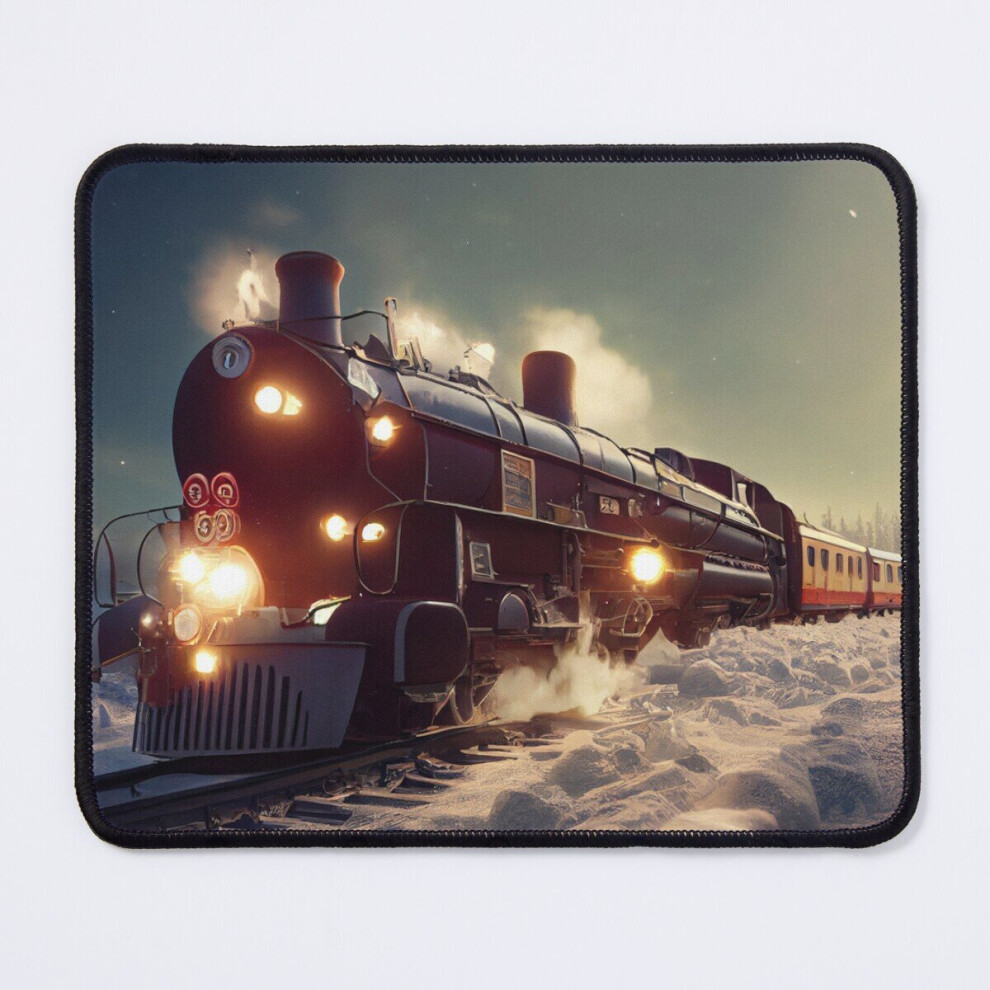 Mouse Pad Train To The North Pole 11.8 X 9.8 Inch Computer Mat Gaming Office Mousepad 7802738132281