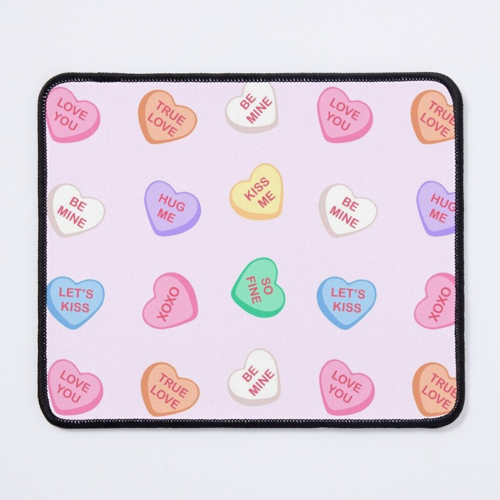 Mouse Pad Candy Hearts 11.8 X 9.8 Inch Computer Mat Gaming Office Mousepad 7802738195682