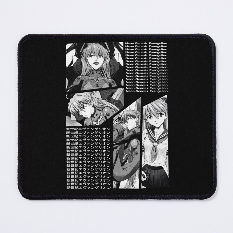 Mouse Pad Asuka Langley Soryu Neon Genesis Evangelion Shinseiki Evangerion Manga Panel Anime 11.8 X 9.8 Inch Computer Mat Gaming Office Mousepad 7802738169942