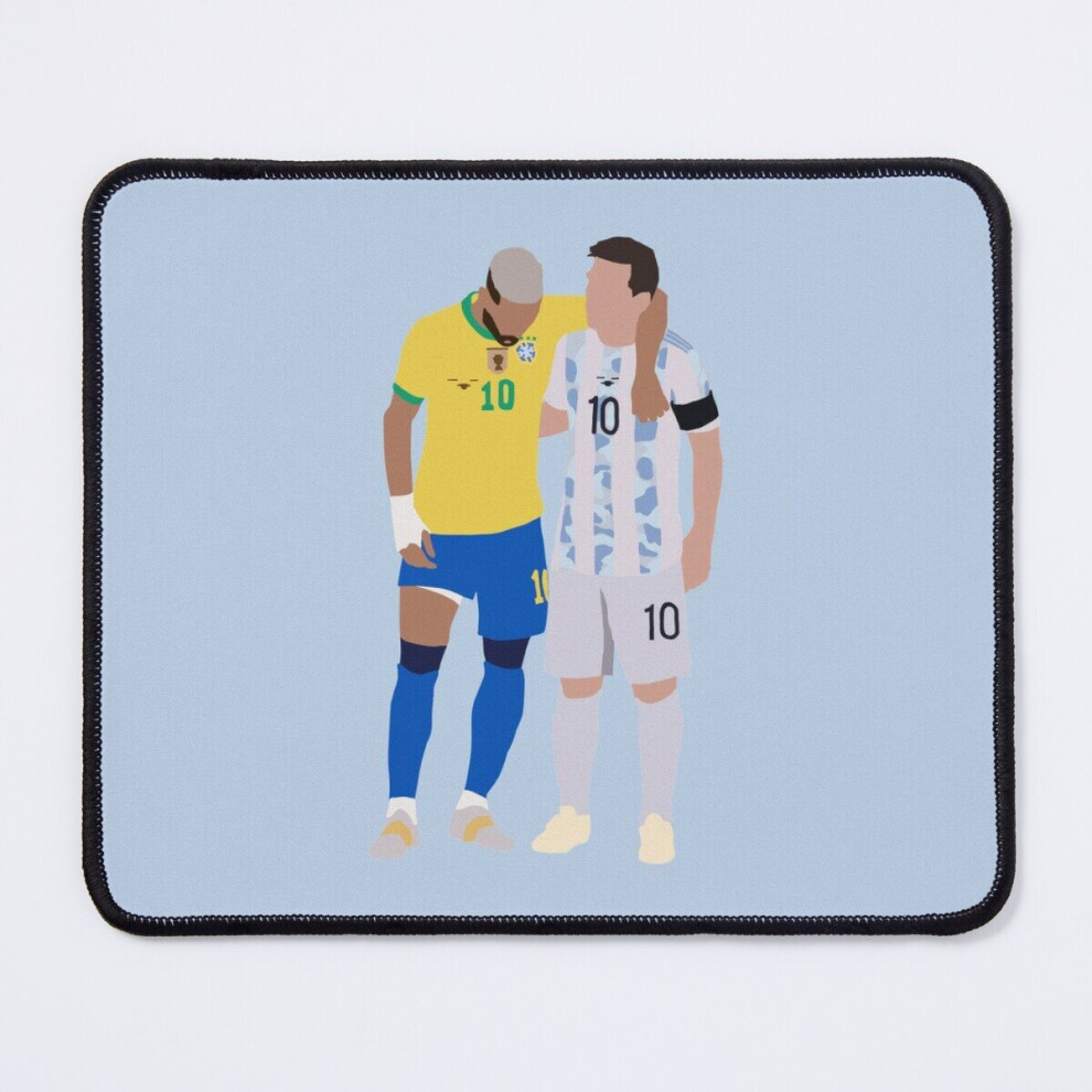 Mouse Pad Messi And Neymar Copa America Friends 11.8 X 9.8 Inch Computer Mat Gaming Office Mousepad 7802738141115