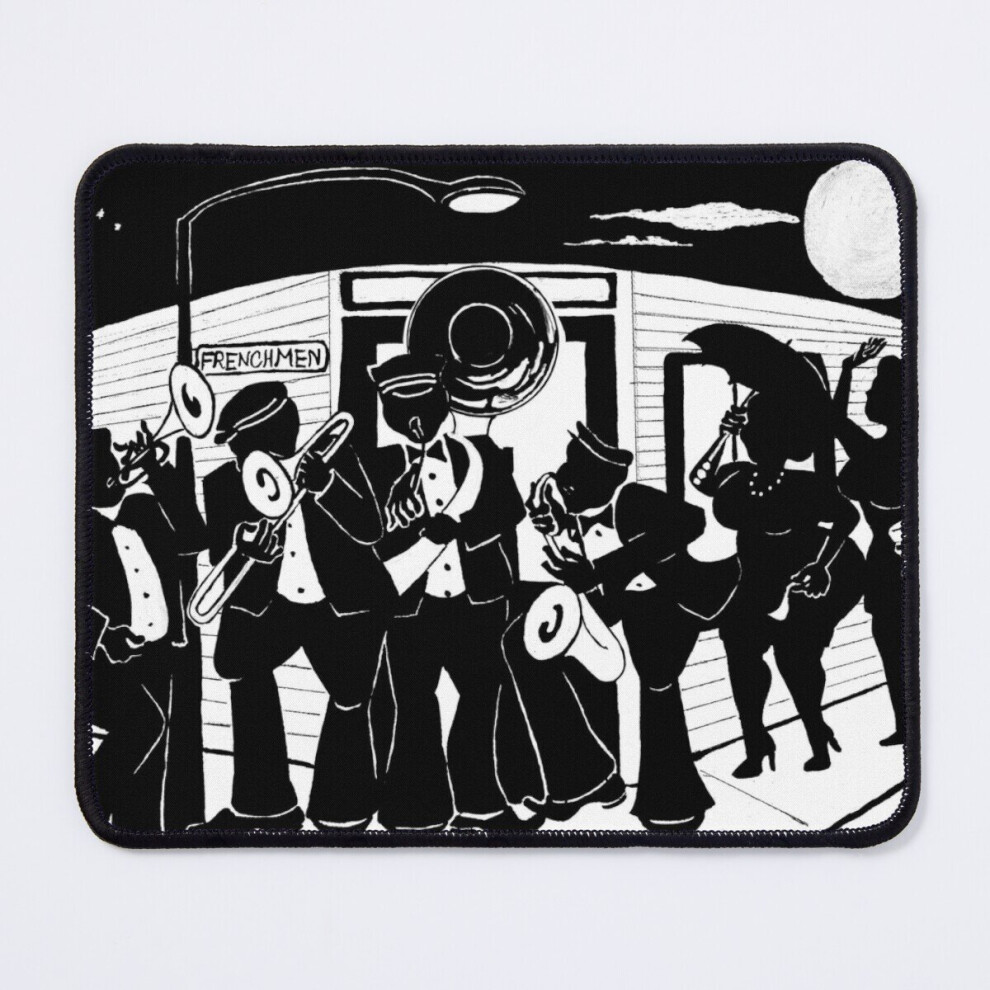 Mouse Pad Jazz Quartet On Frenchmen Street, New Orleans 11.8 X 9.8 Inch Computer Mat Gaming Office Mousepad 7802738192124